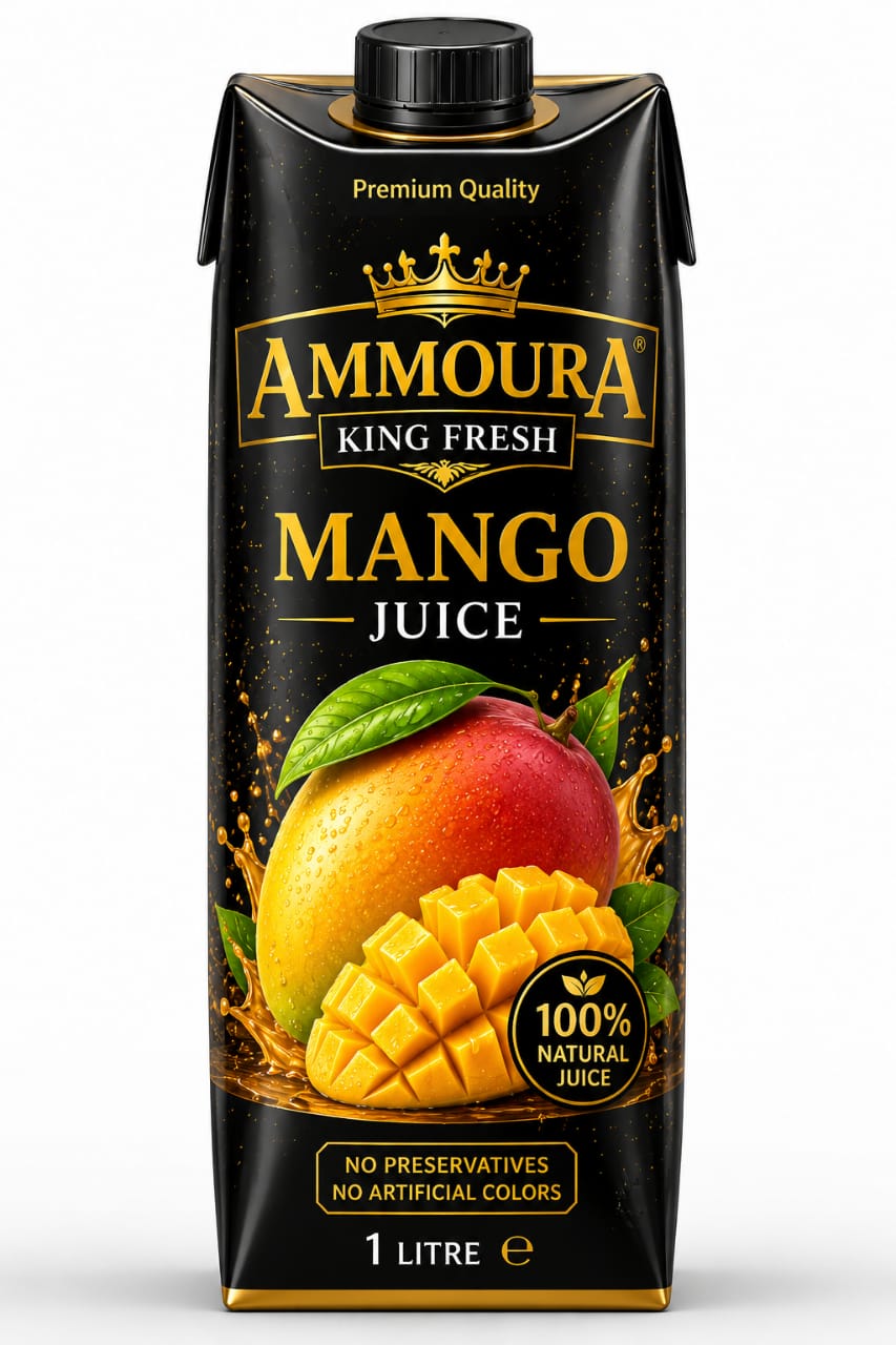 Ammoura King Fresh mango juice carton 1L
